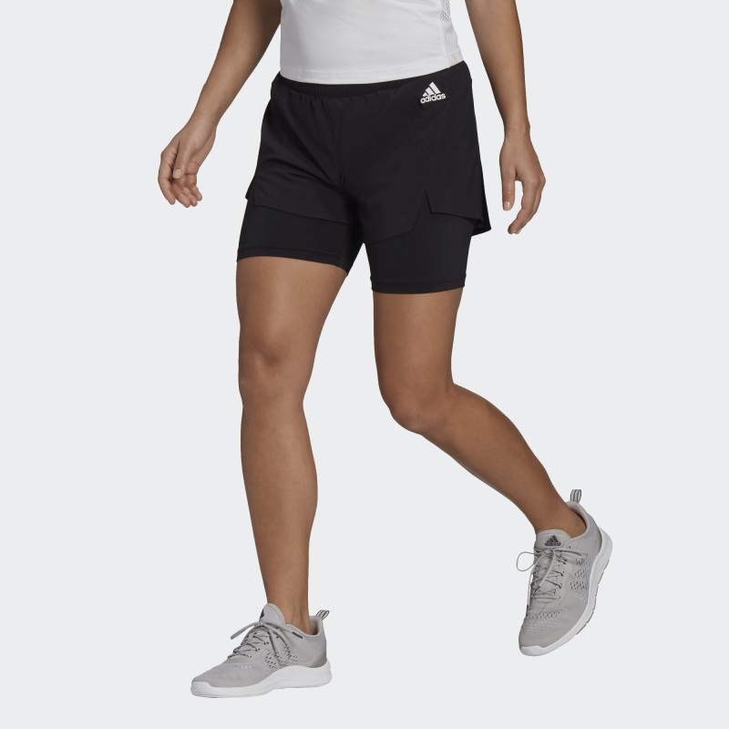 Adidas W 2in1 Short Black/White