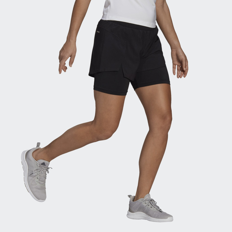 Adidas W 2in1 Short Black/White