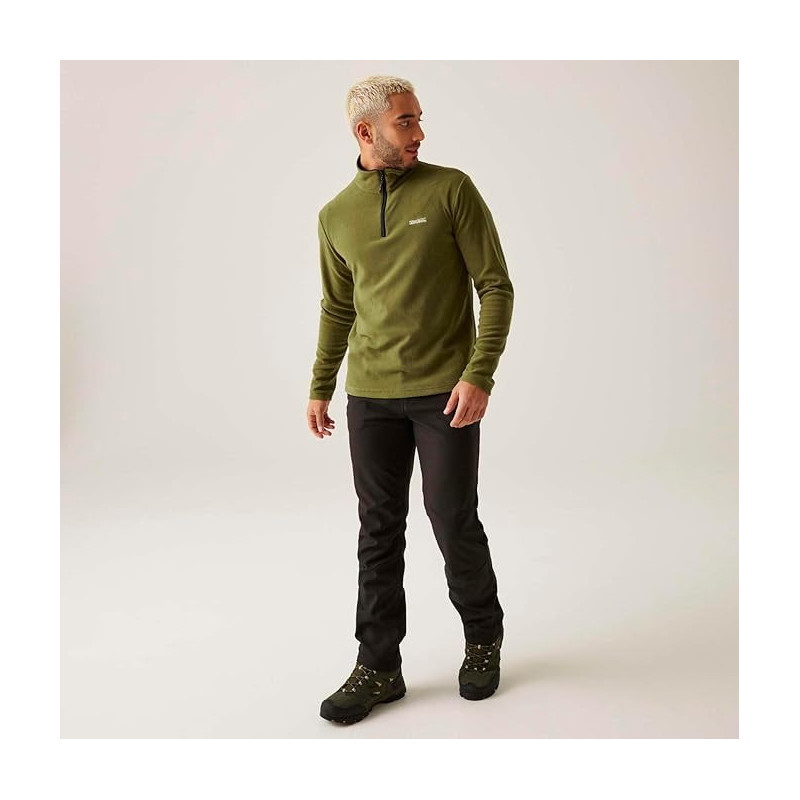 Regatta thompson Fleece half zip olive night Polar