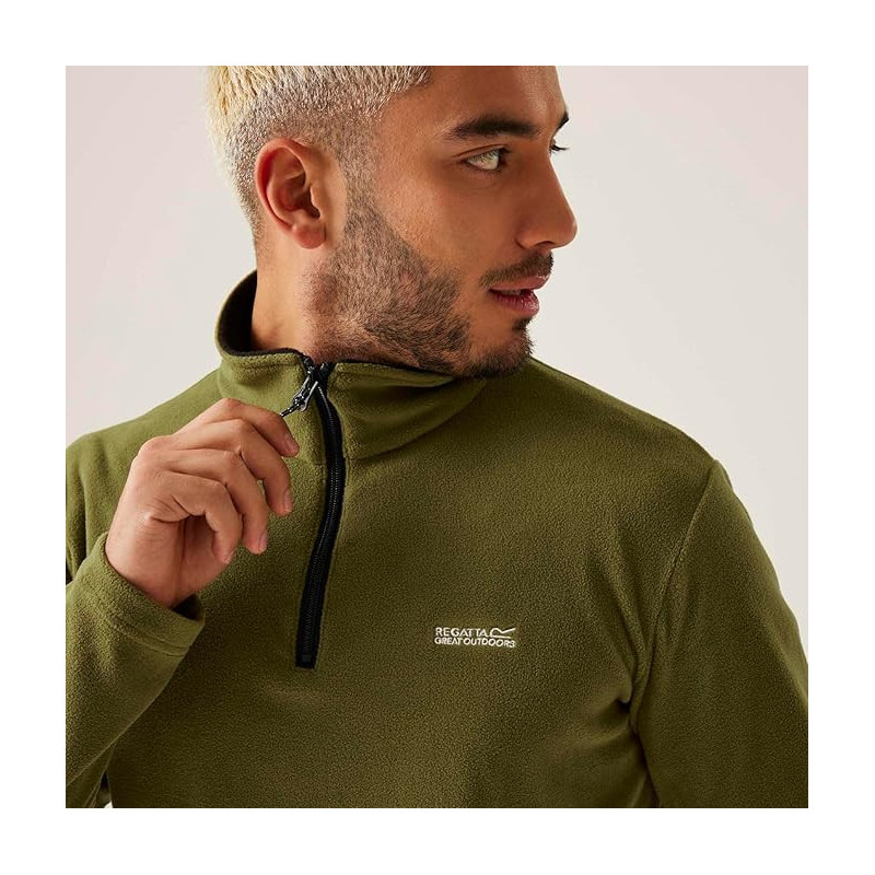 Regatta thompson Fleece half zip olive night Polar