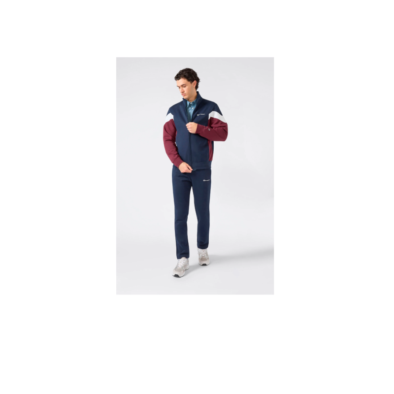 Champion sweatsuit navy/burgundy/white