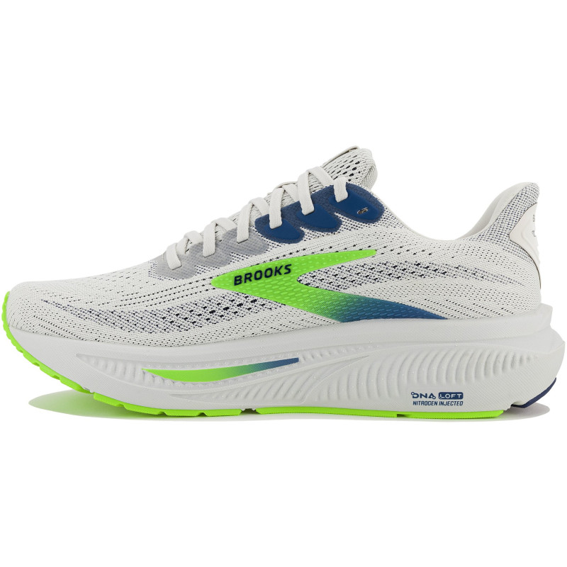 Brooks Ghost 17 Oyster/Beacon blue/gecko