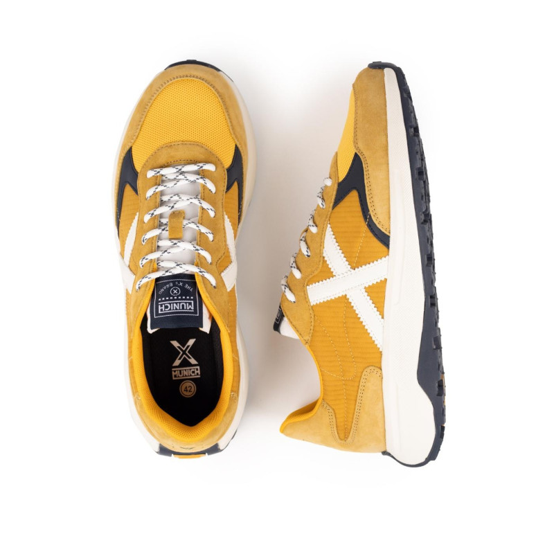Munich babel 16 mustard/white