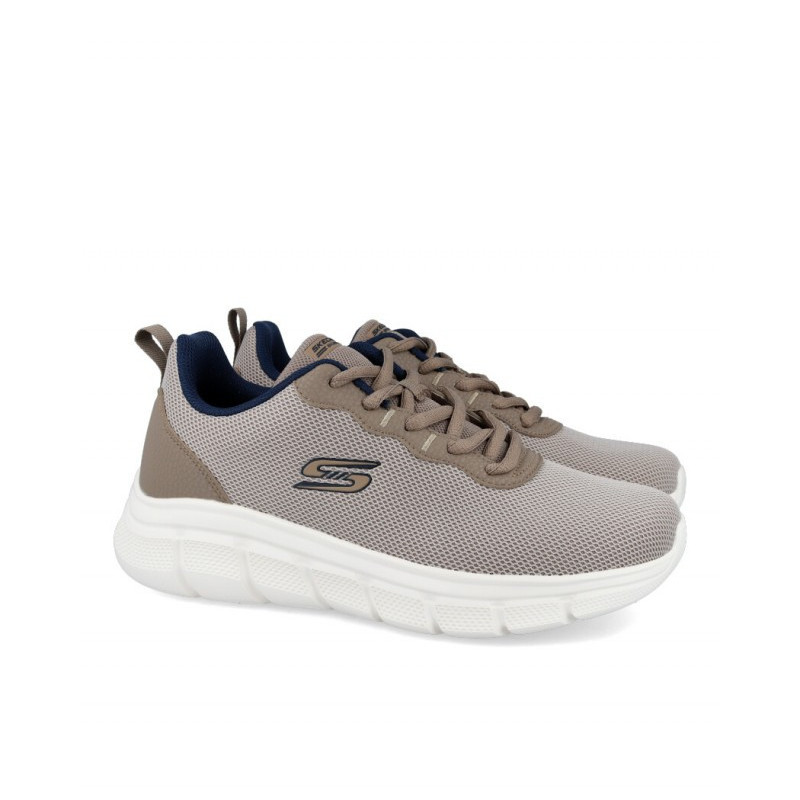 Skechers bobs b flex icy edge taupe