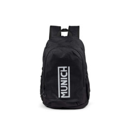 Munich gym sports recycled backpack slim black