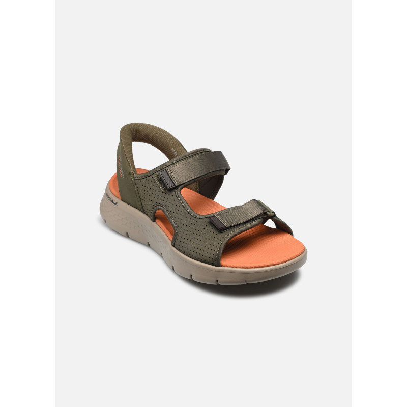 Skechers go walk flex sandal-easy entry Olive