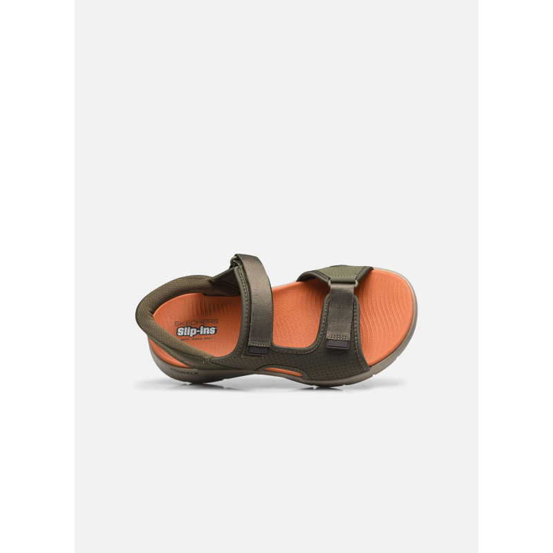 Skechers go walk flex sandal-easy entry Olive
