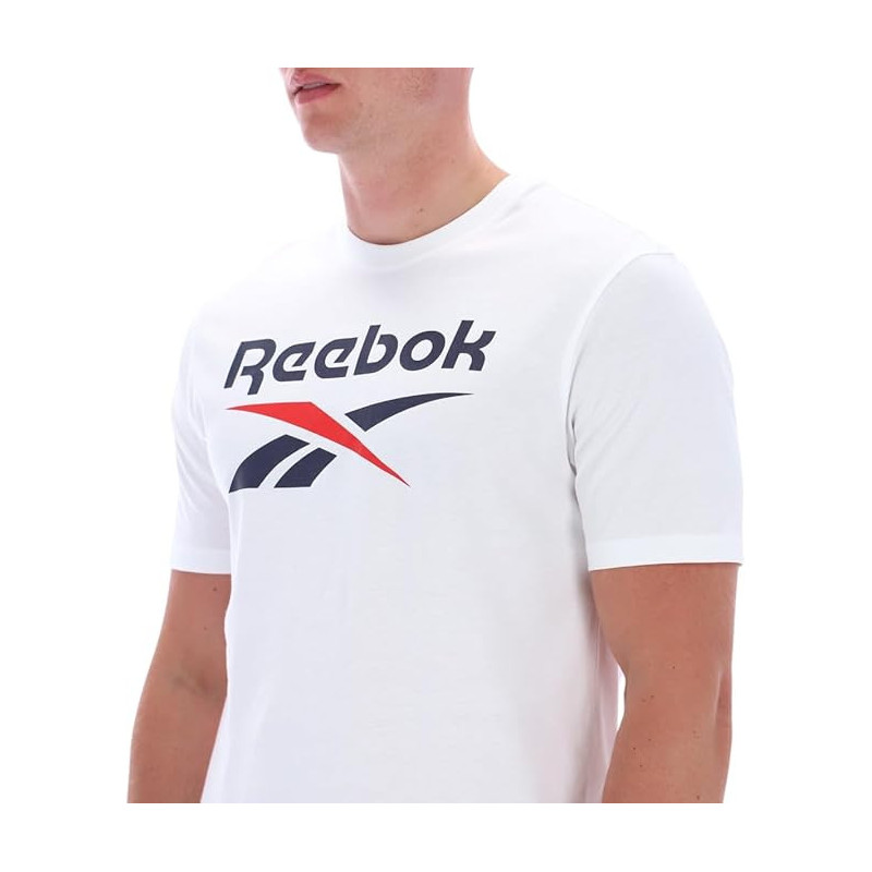 Reebok Bruno big logo crew neck tee White