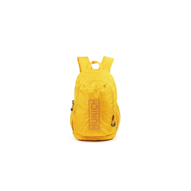 Munich gym sport recycled backpack slim Yellow