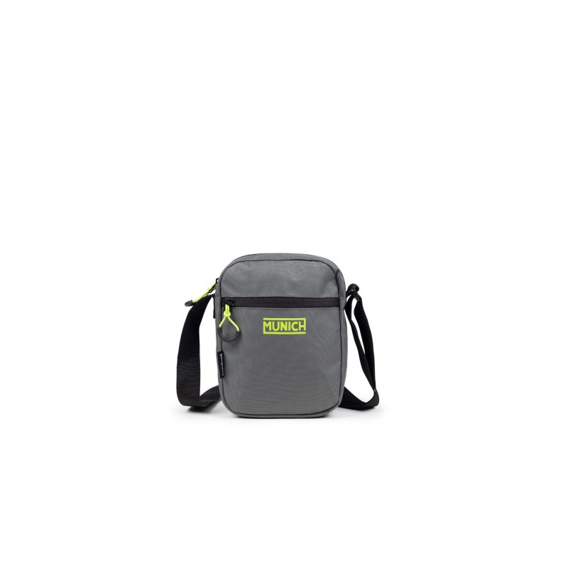 Munich gym sports recycled crossbody Grey
