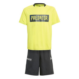 Adidas Conjunto Predator JR. Verde FLuor/Negro