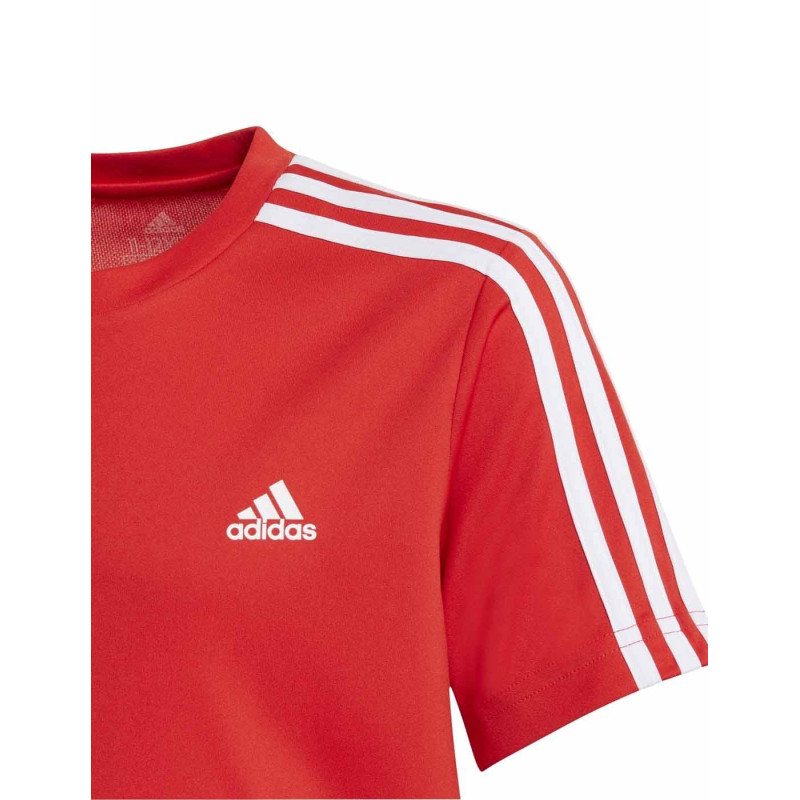 Adidas Conjunto Corto Deporte Jr. Rojo/Negro