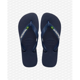 Havaiana Brasil Logo FC Navy Blue