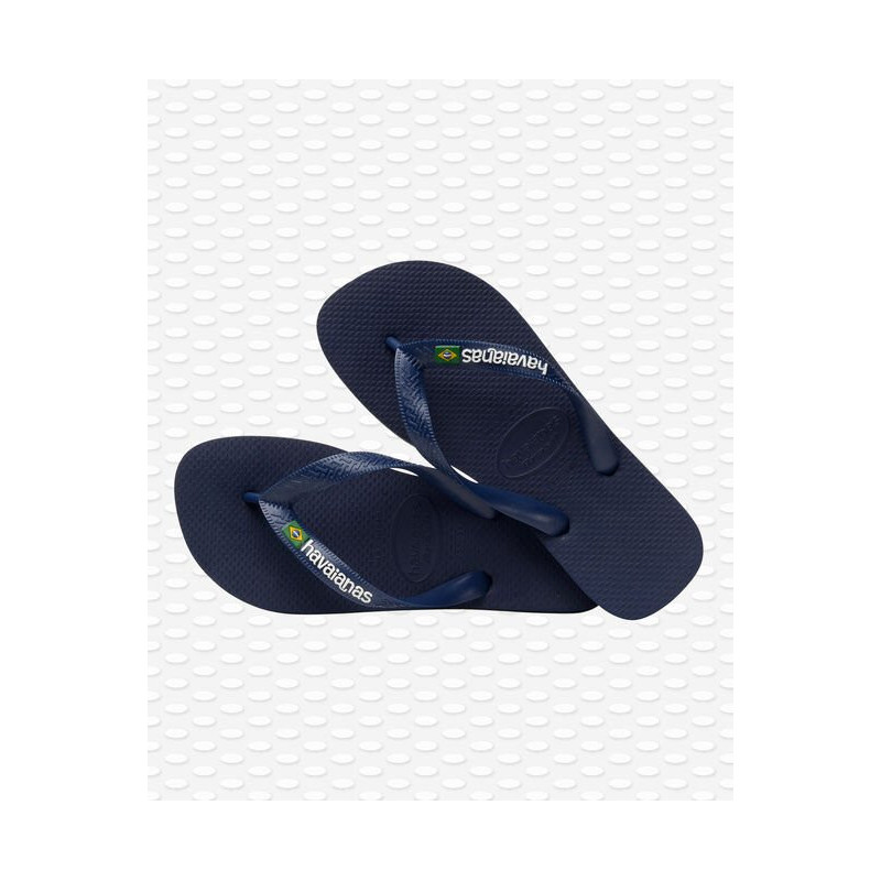 Havaiana Brasil Logo FC Navy Blue