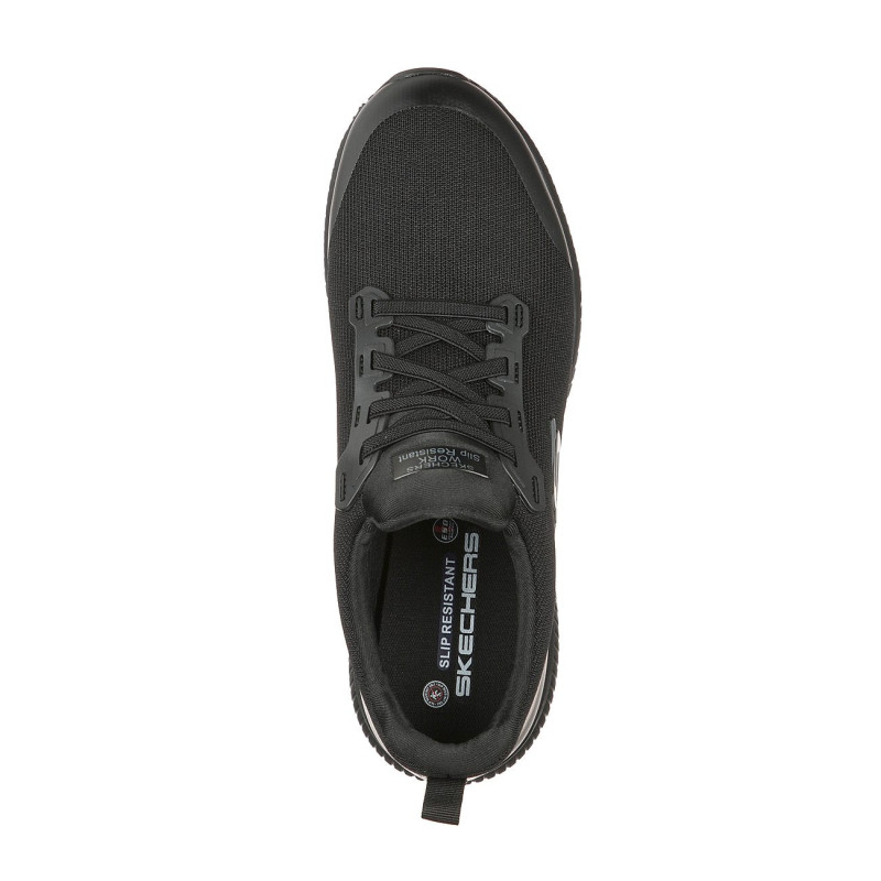 Zapatillas skechers negras para trabajo con suela antideslizante