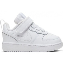 Nike Court Borought td blanca tallas del 19 a 27 con elástico y velcro