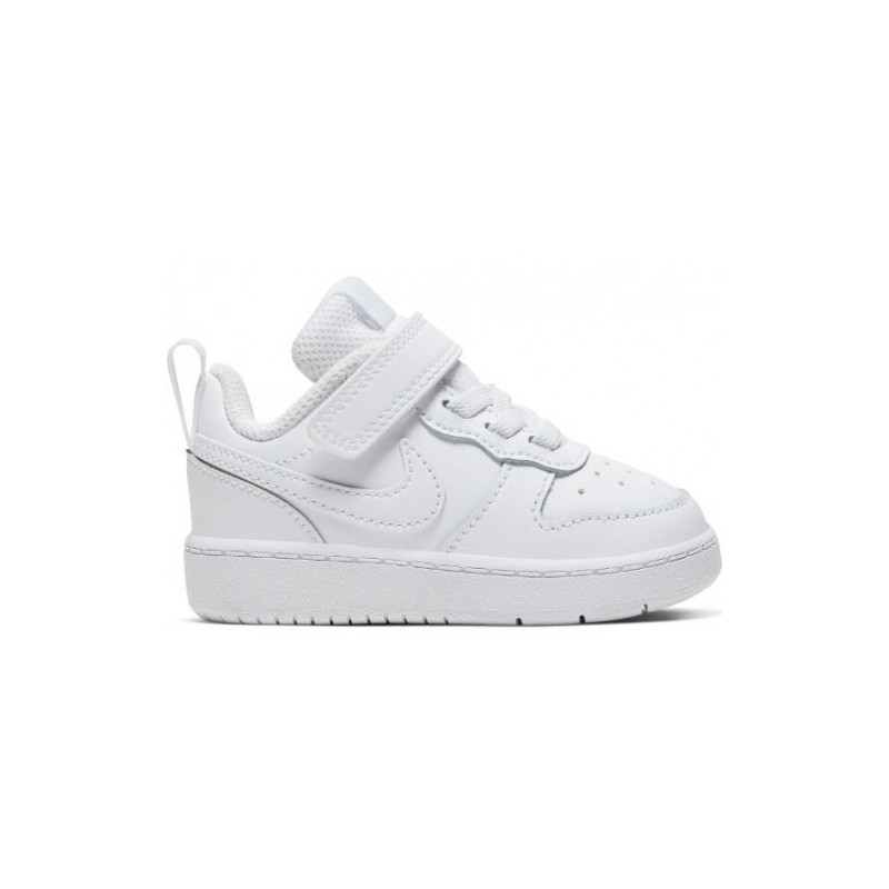 Nike Court Borought td blanca tallas del 19 a 27 con elástico y velcro