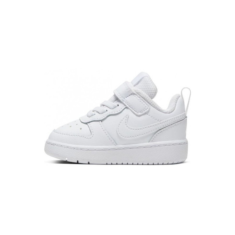 Nike Court Borought td blanca tallas del 19 a 27 con elástico y velcro