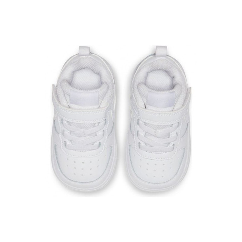 Nike Court Borought td blanca tallas del 19 a 27 con elástico y velcro