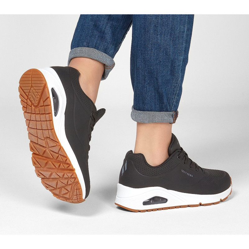 Skechers Uno stand on air Black/white