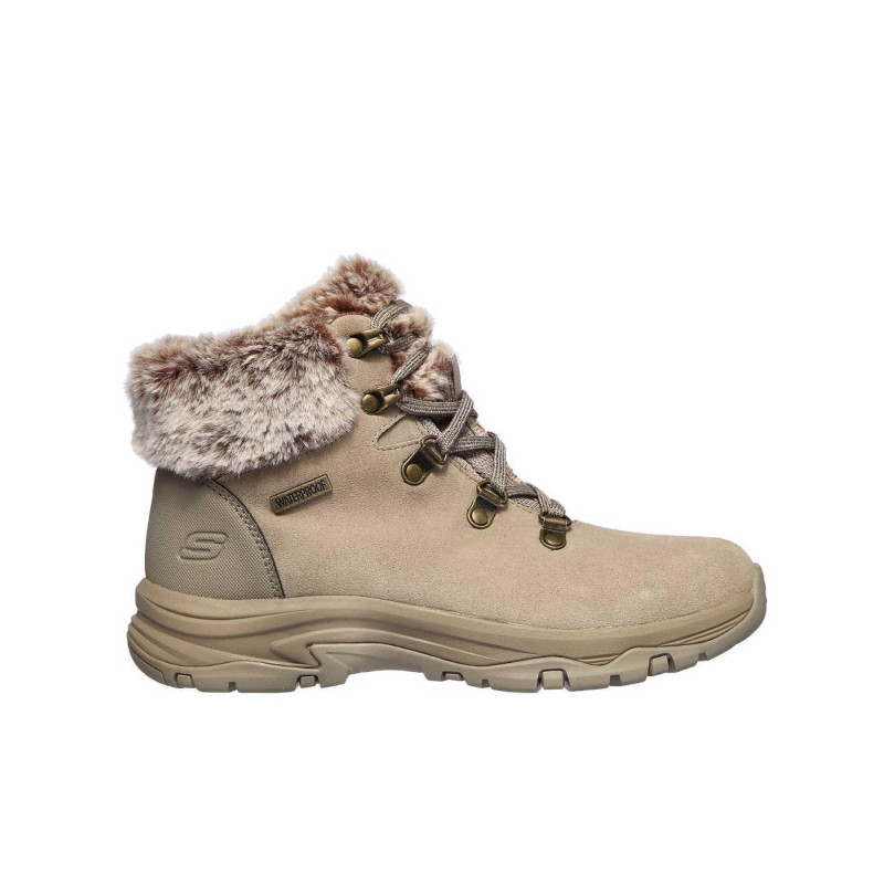 Skechers trego bota de ante beige impermeable