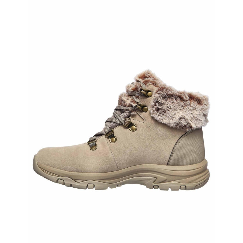 Skechers trego bota de ante beige impermeable