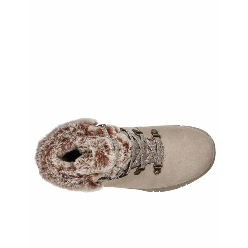 Skechers trego bota de ante beige impermeable