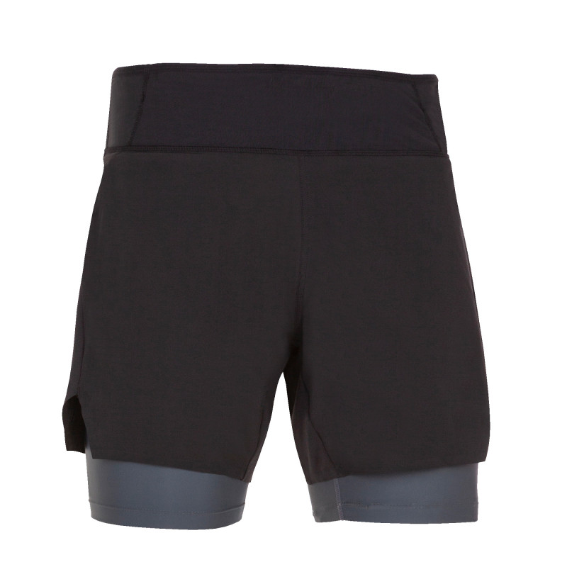 Pantalon Corto Joma Raco 2 en 1 Negro-Antracita
