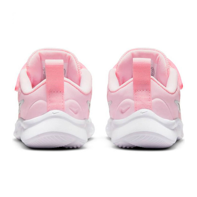 Nike star runner rosa con velcro en tallas 20 al 27