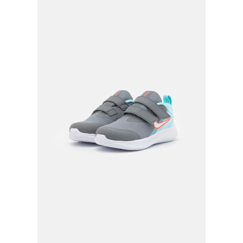 Nike star runner 3 (TDV) smoke grey/white-magic ember