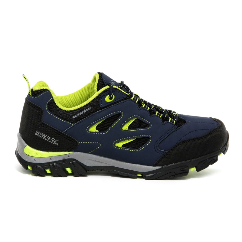 Regatta holcombe iep low jnr navy blazer/lime punch
