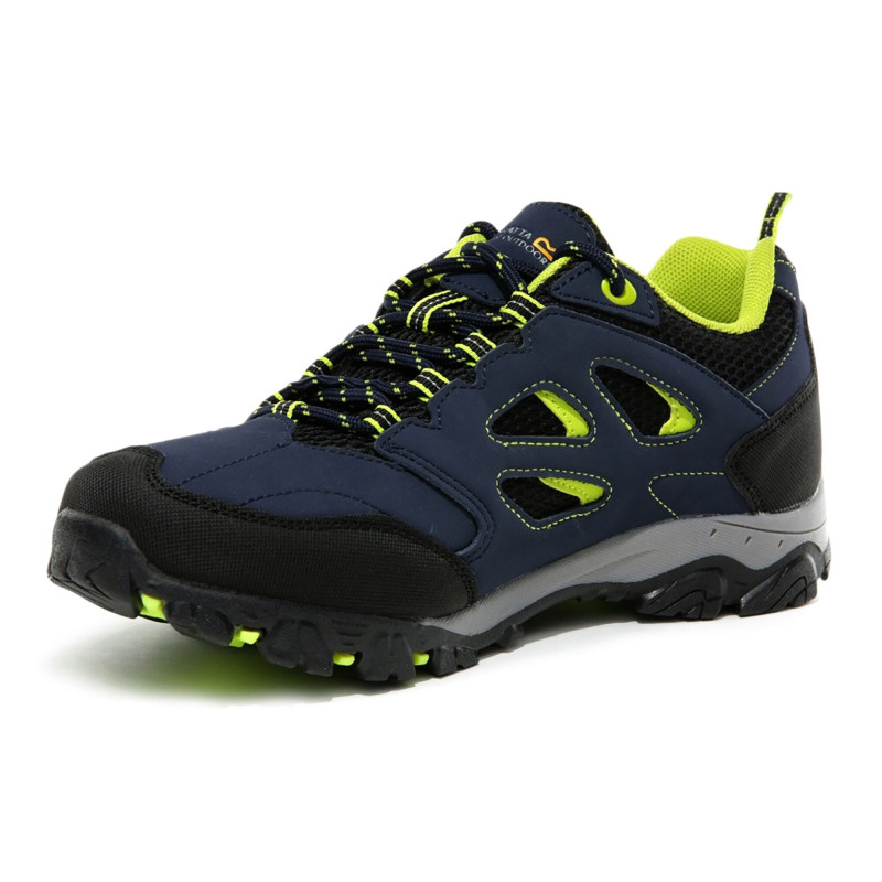 Regatta holcombe iep low jnr navy blazer/lime punch
