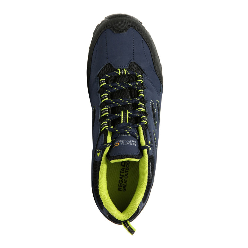 Regatta holcombe iep low jnr navy blazer/lime punch