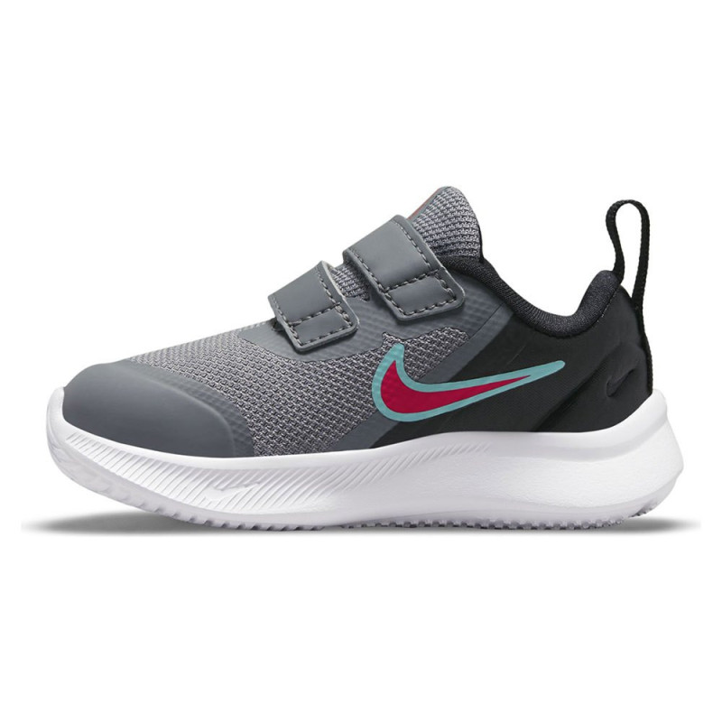 Nike star runner 3 (tdv)smoke grey/siren-red black