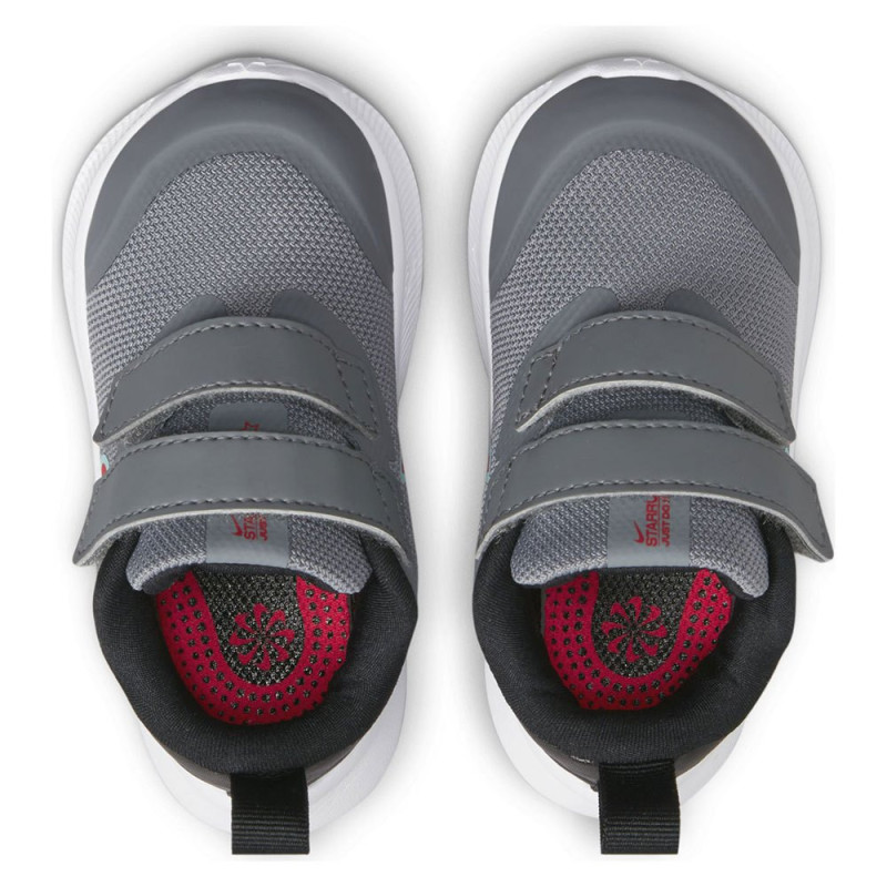 Nike star runner 3 (tdv)smoke grey/siren-red black