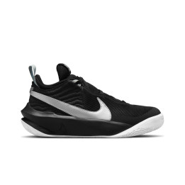 Nike team hustle D 10 (gs) Black/metallic silver volt