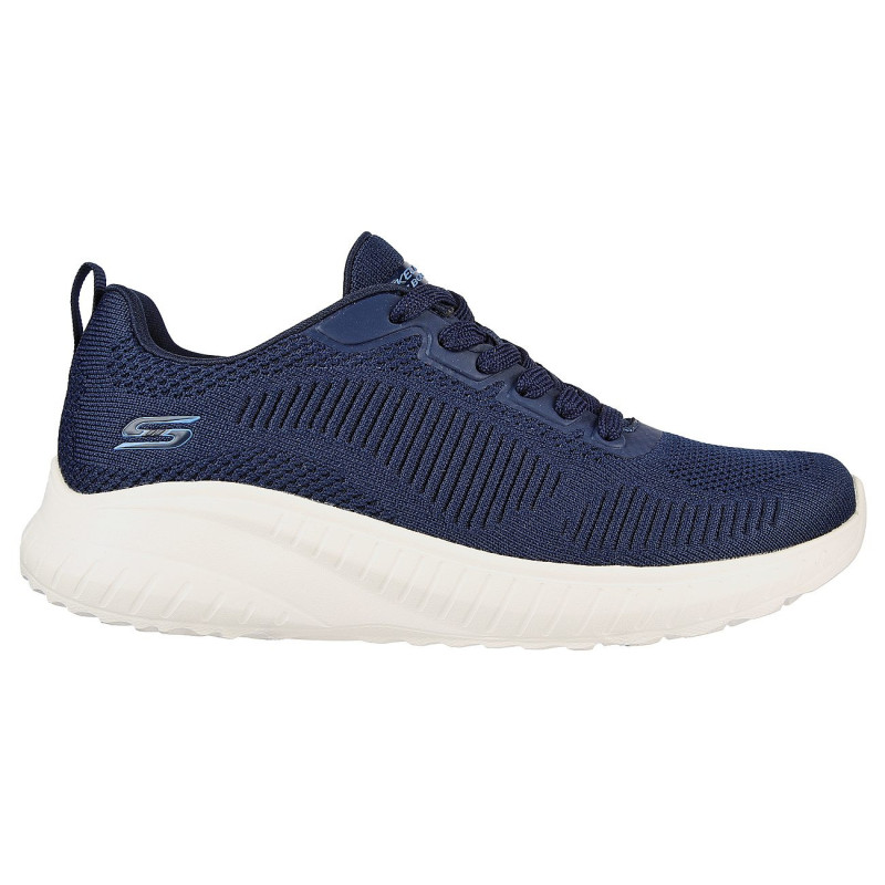 zapatilla skechers bobs squad navy con memory foam