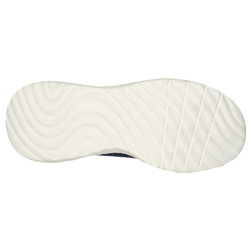 zapatilla skechers bobs squad navy con memory foam