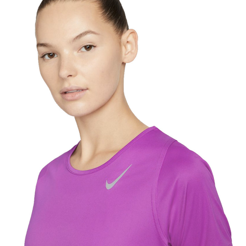 Nike dri-fit race wmns short sleeve purple