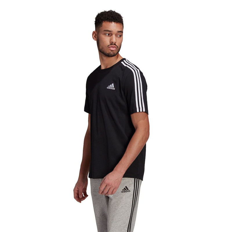 Adidas M 3S t shirt black/white