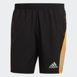 Adidas own the run short black/orarus/refsil M