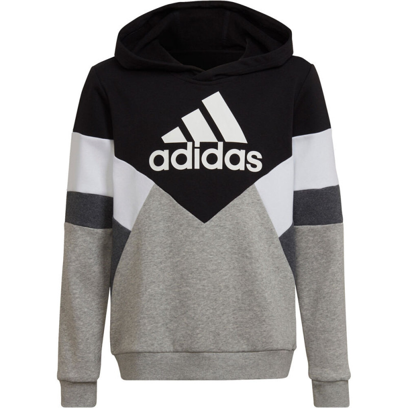 Adidas B cb fl hoddy grey/white/black
