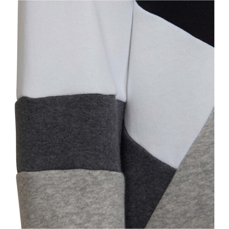 Adidas B cb fl hoddy grey/white/black