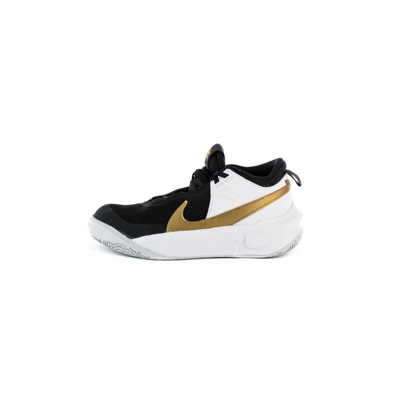 Nike team hustle d 10 (GS) black/metallic gold-white