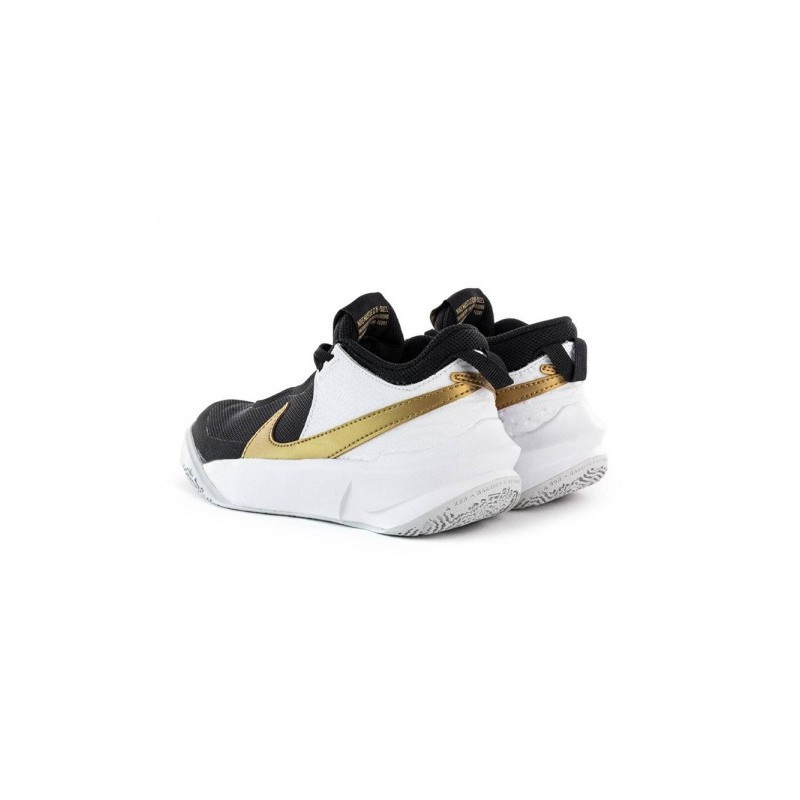Nike team hustle d 10 (GS) black/metallic gold-white