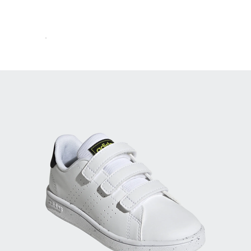 Adidas advantage cf c ft white/c black/beam yellow