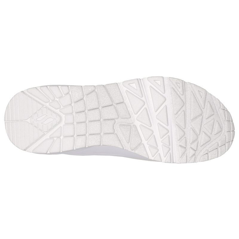 Skechers Uno blanco mujer con memory foam y cámara de aire