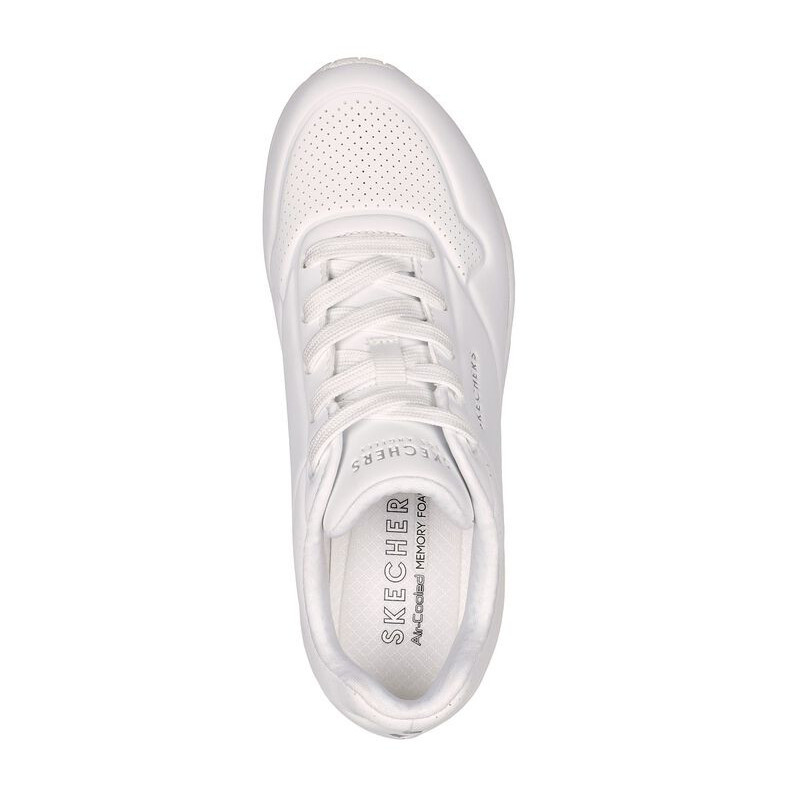 Skechers Uno blanco mujer con memory foam y cámara de aire