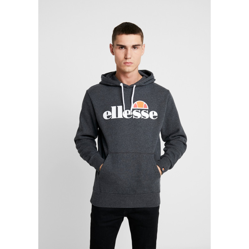 Sudadera con capucha Ellesse gottero en color gris oscuro