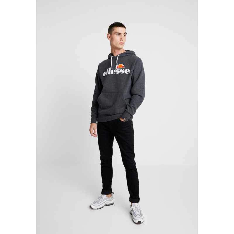 Sudadera con capucha Ellesse gottero en color gris oscuro
